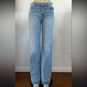 7 For All Mankind Light Blue Flare Jeans
